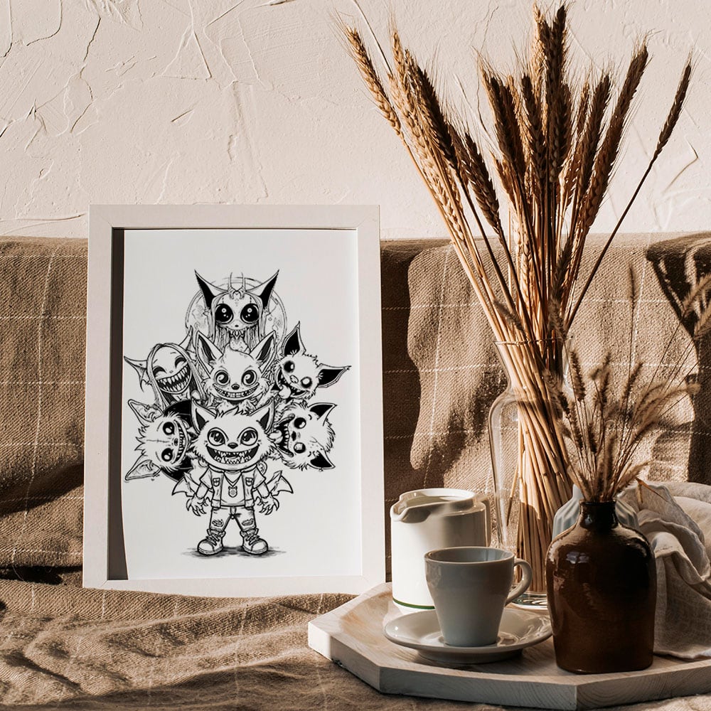 Nightmare Nibbles Art Print