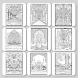 Doha Mandala Digital & Printable Coloring Book