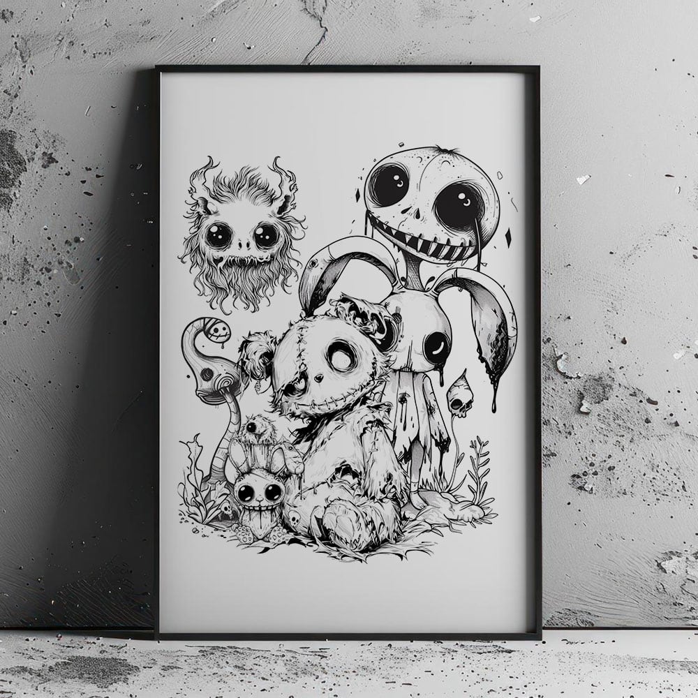 Creepy Critters Fantasy Art