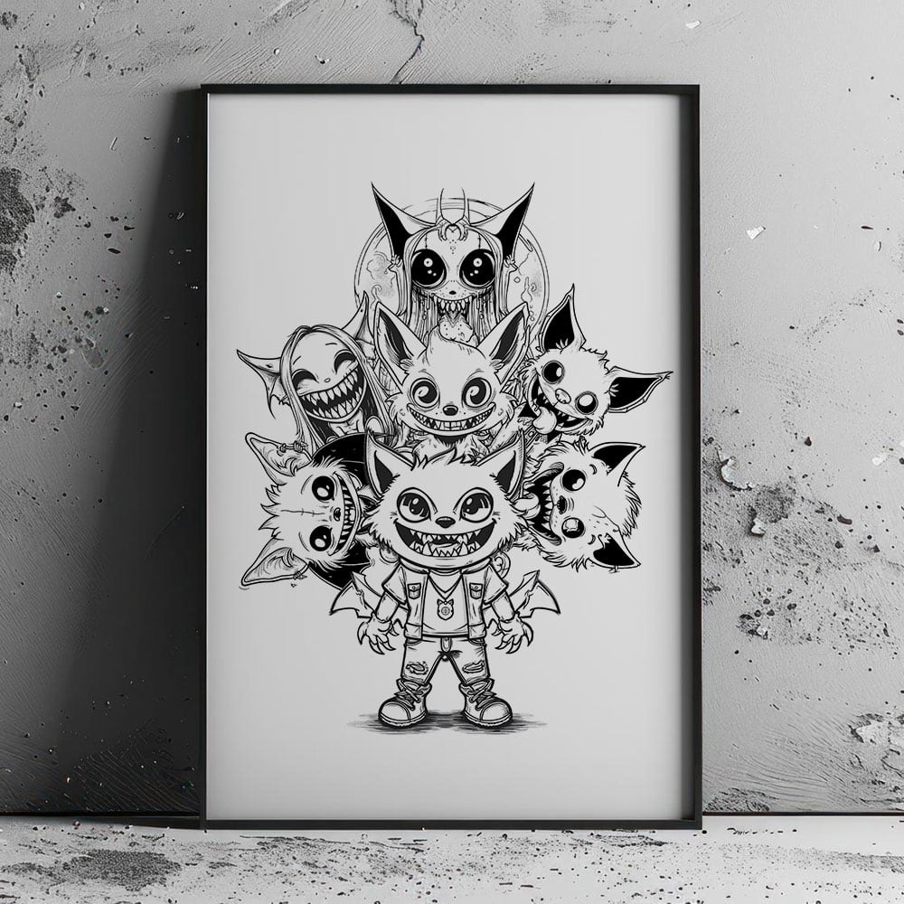 Nightmare Nibbles Art Print