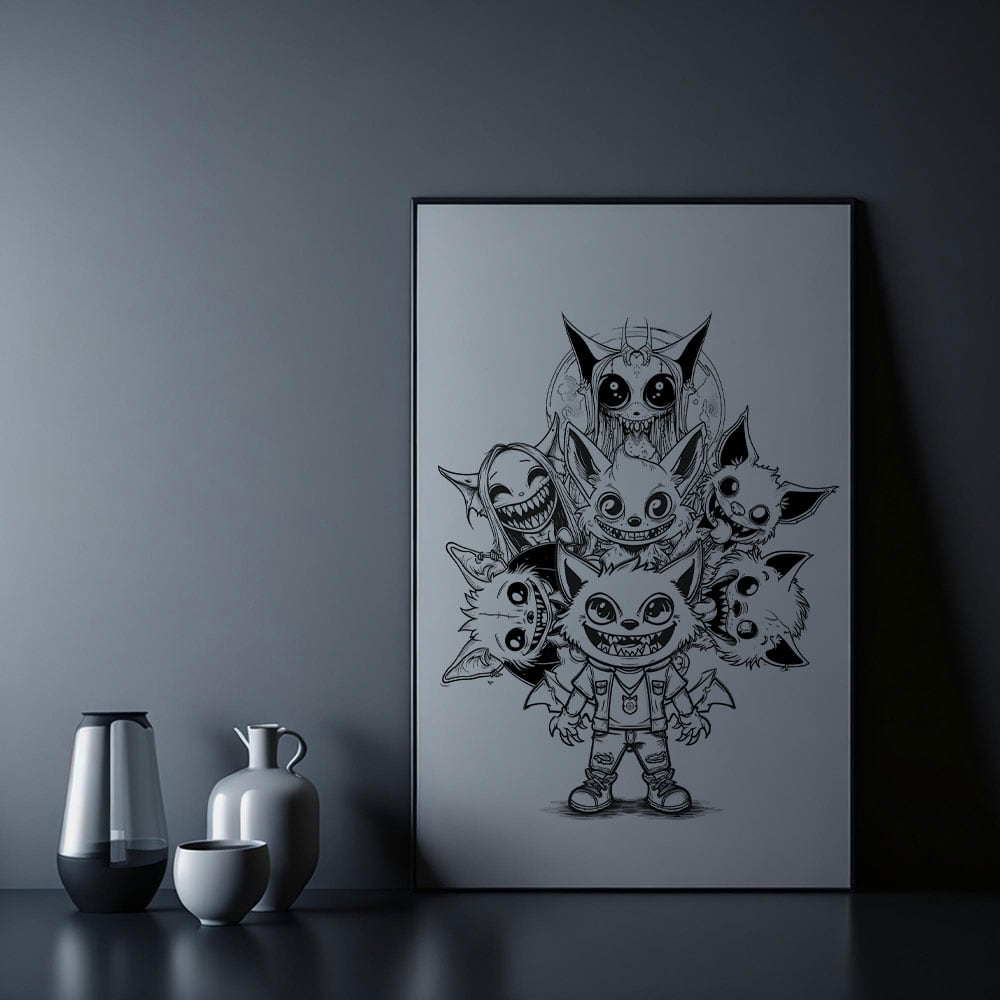 Nightmare Nibbles Art Print