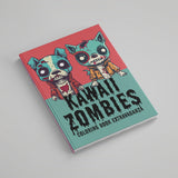 Kawaii Zombies Digital & Printable Coloring Book