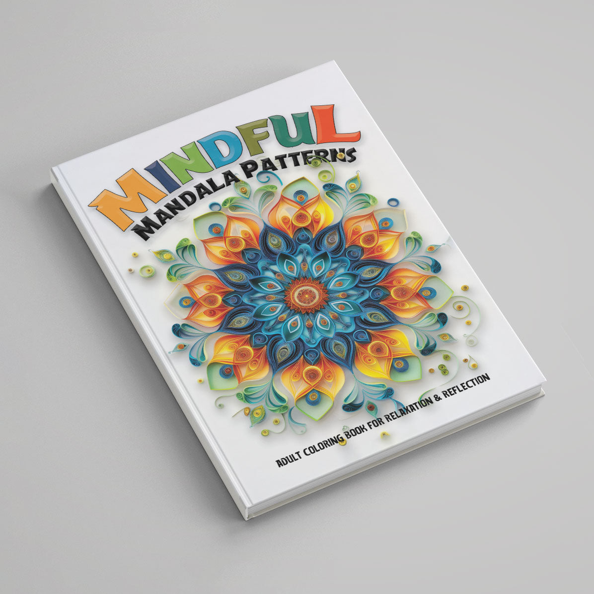 Mindful Mandala Patterns Digital & Printable Coloring Book