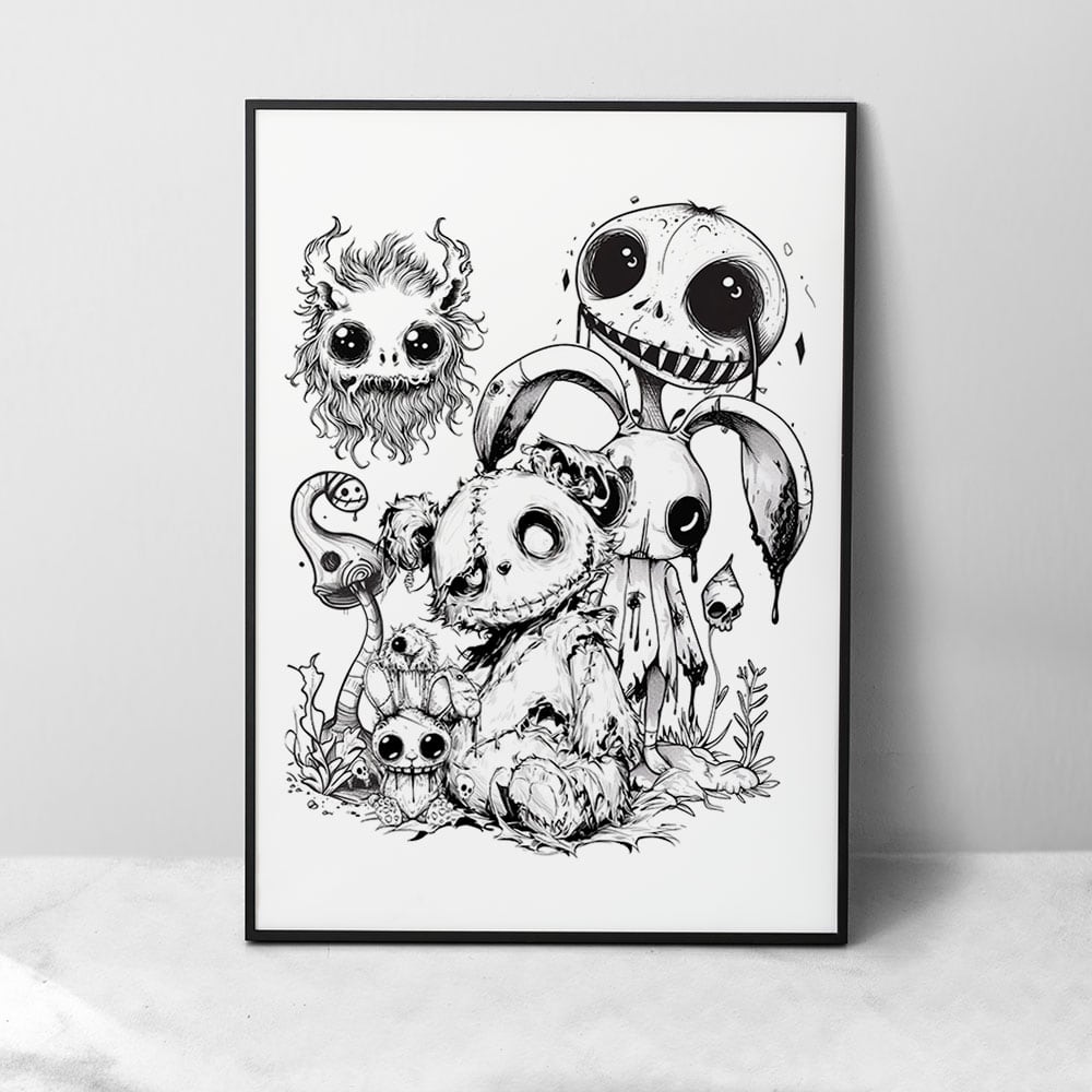 Creepy Critters Fantasy Art