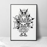 Nightmare Nibbles Art Print