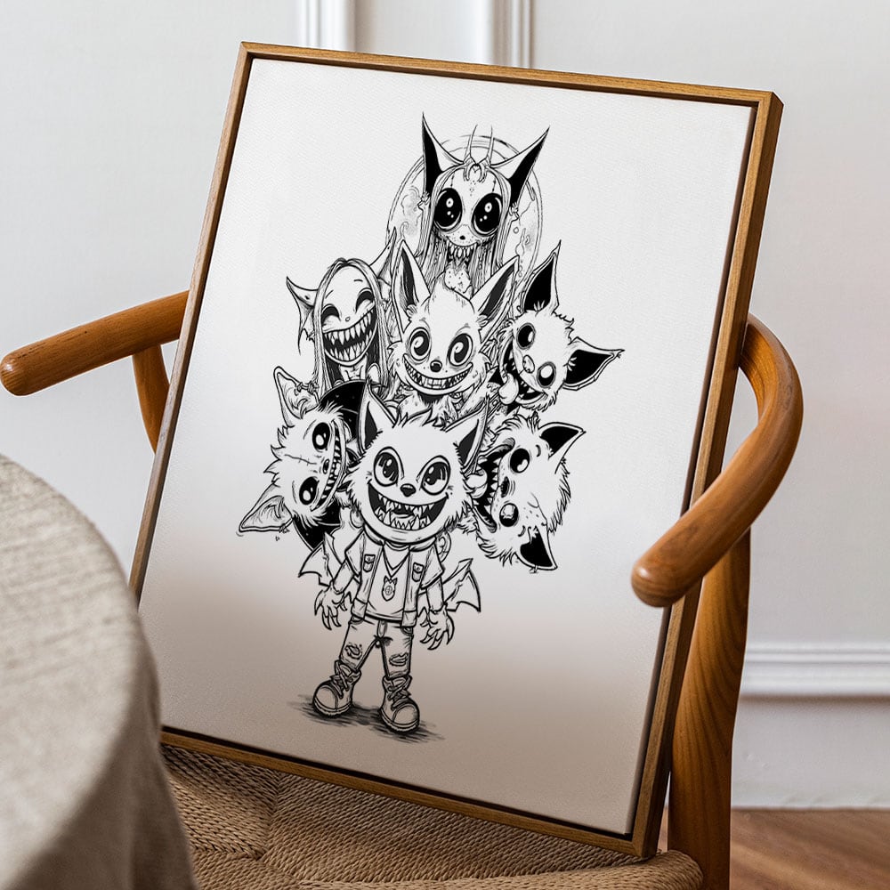 Nightmare Nibbles Art Print