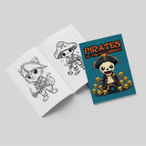 Pirates of the Kawaiibbean Digital & Printable Coloring Book