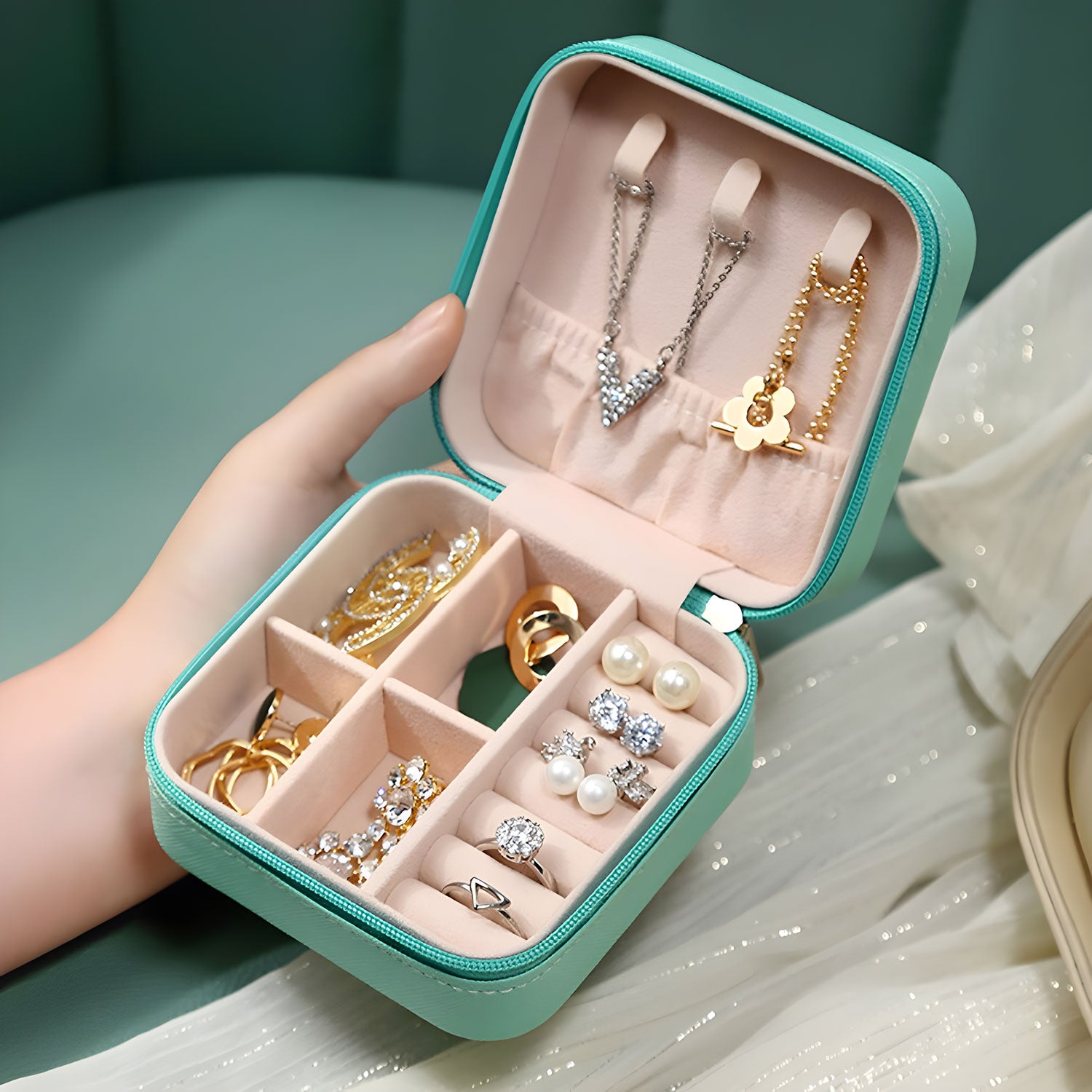 Masimia™ Elegant Voyage Jewelry Organizer