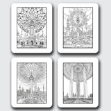 Riyadh Mandala Digital & Printable Coloring Book