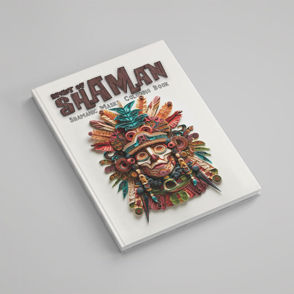 Spirit of Shaman Digital & Printable Coloring Book