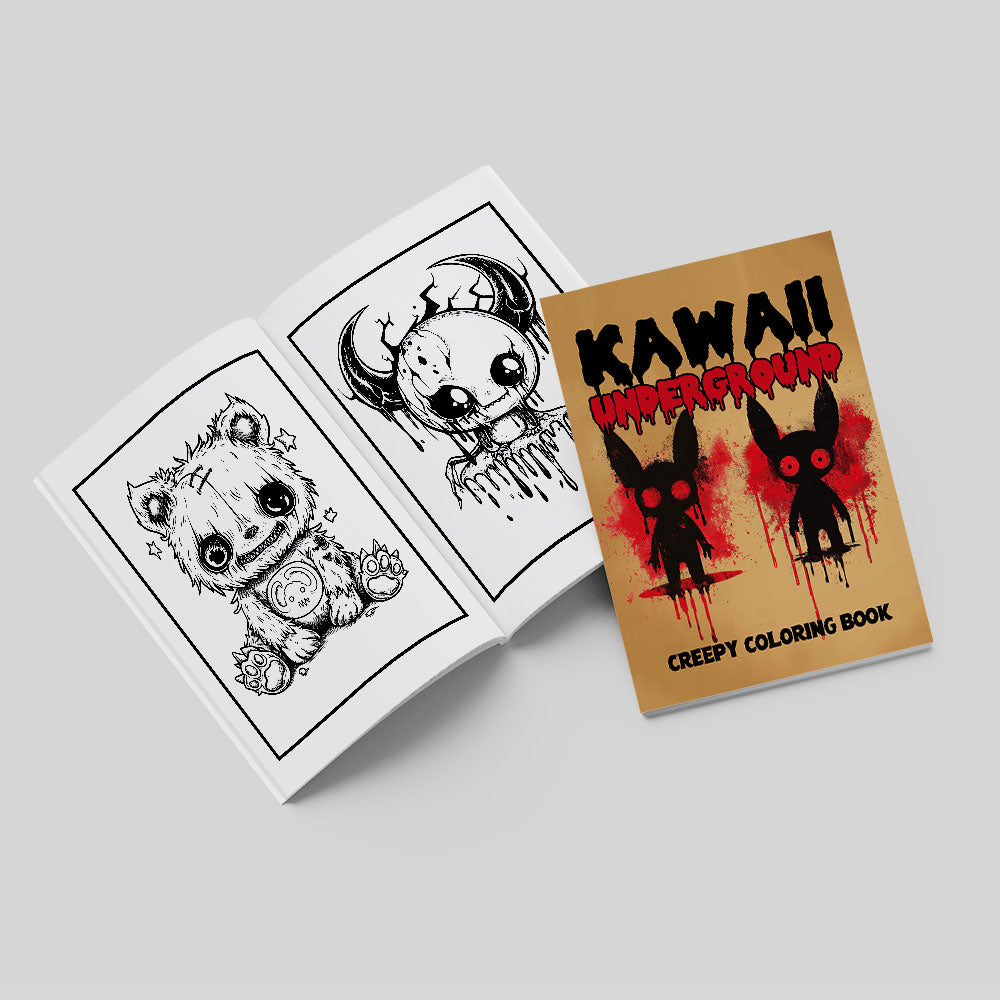 Kawaii Underground Digital & Printable Coloring Book