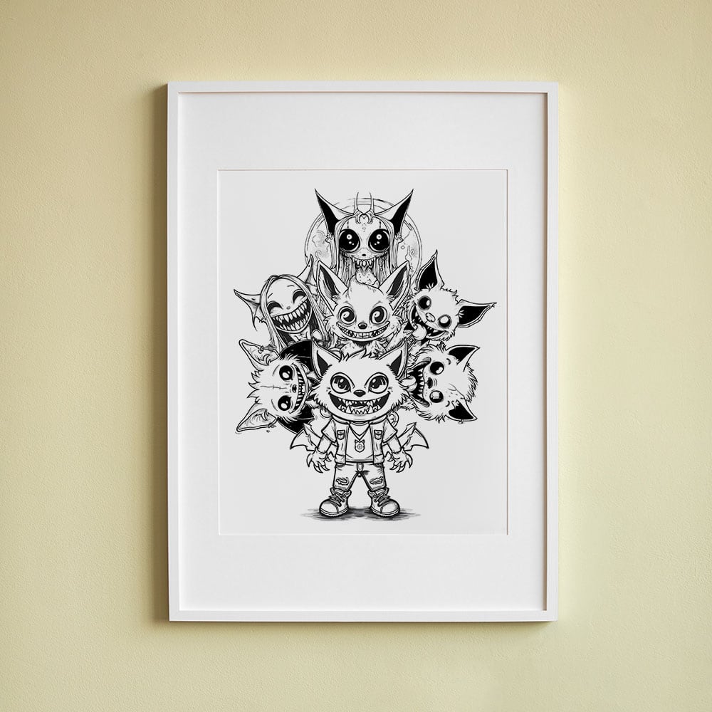 Nightmare Nibbles Art Print